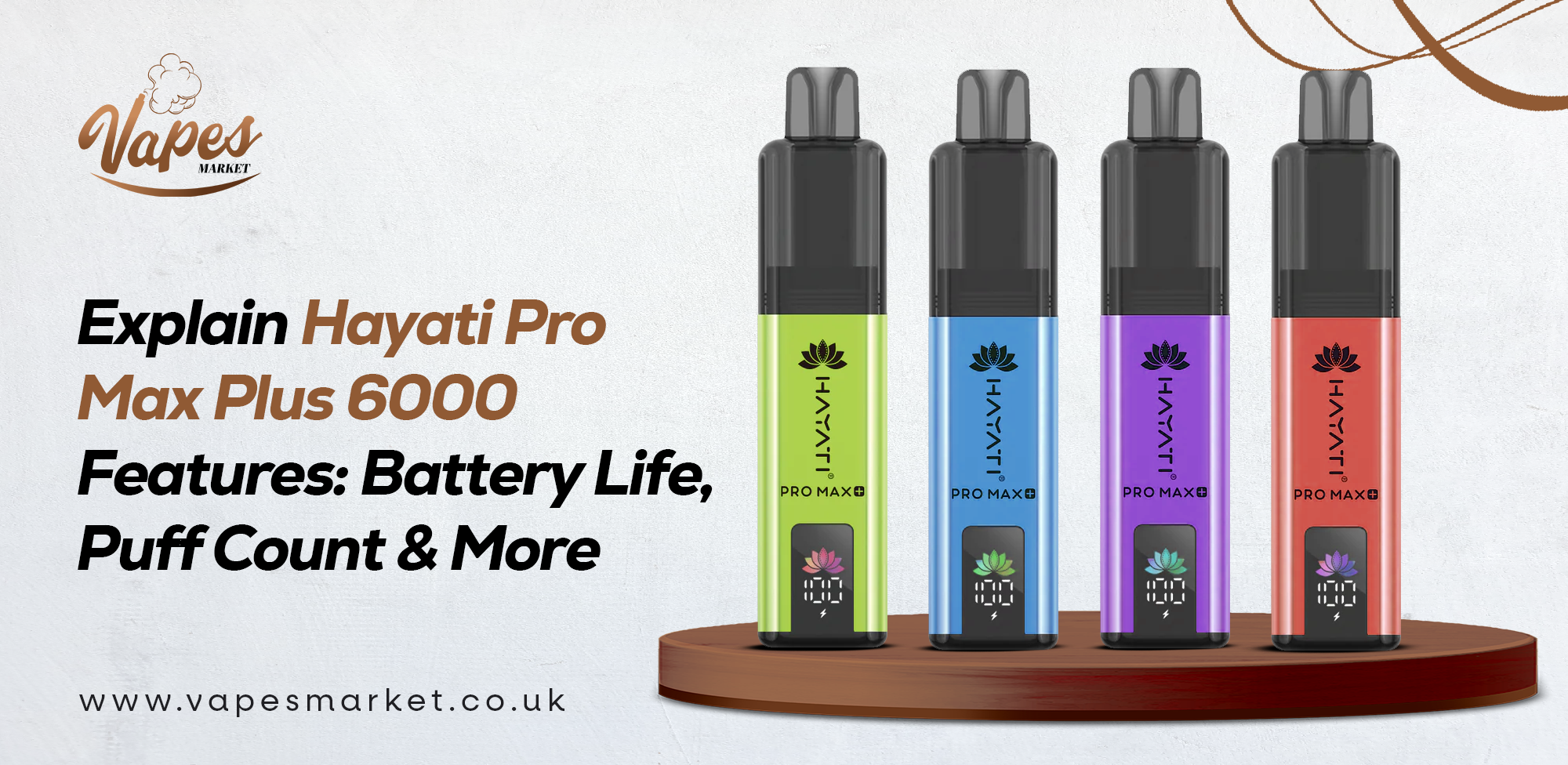 hayati pro max puff count Hayati Pro Max+ Pods 6000+ Puff Fruit Twist main image 0