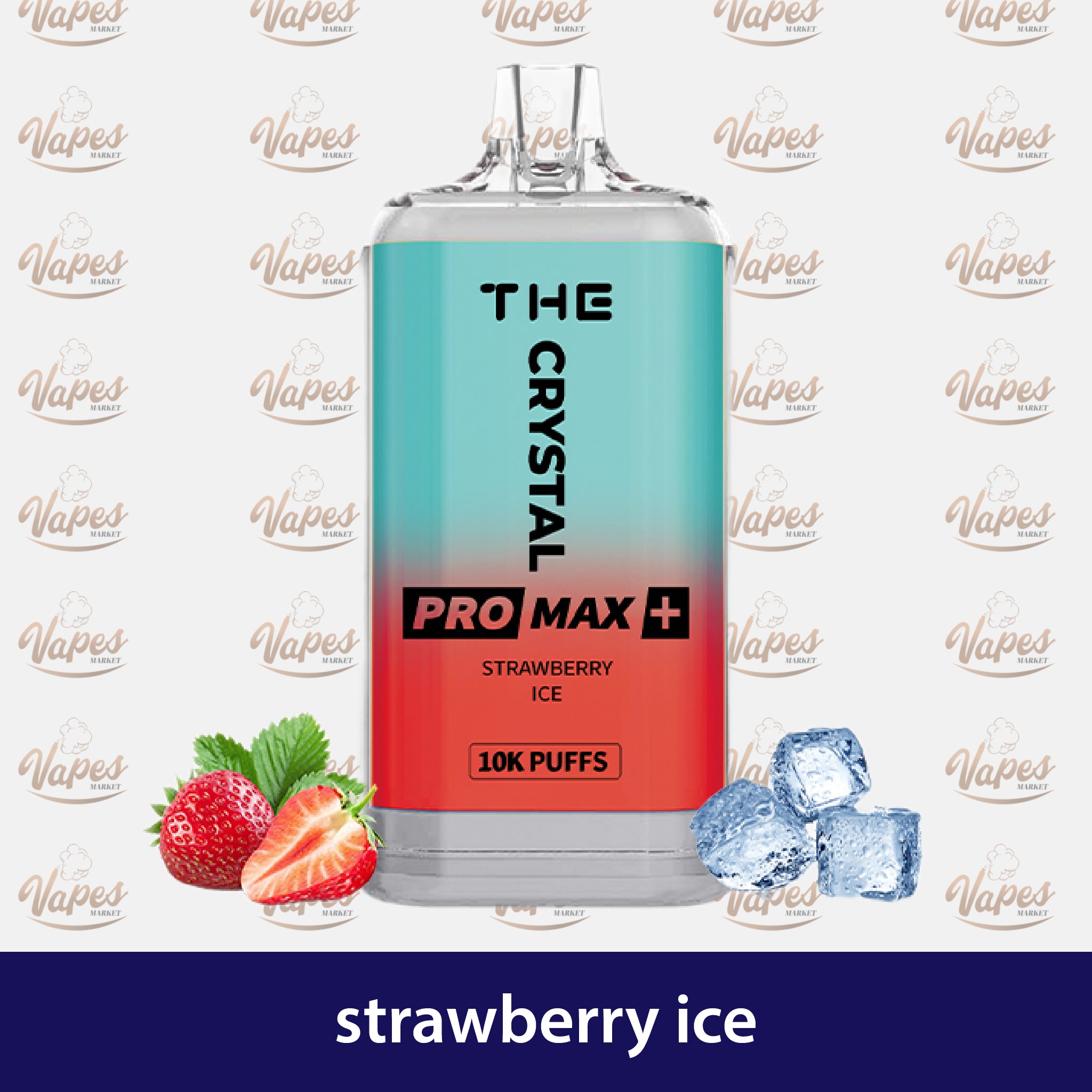 Crystal Pro Max 10000 Puffs Strawberry Ice